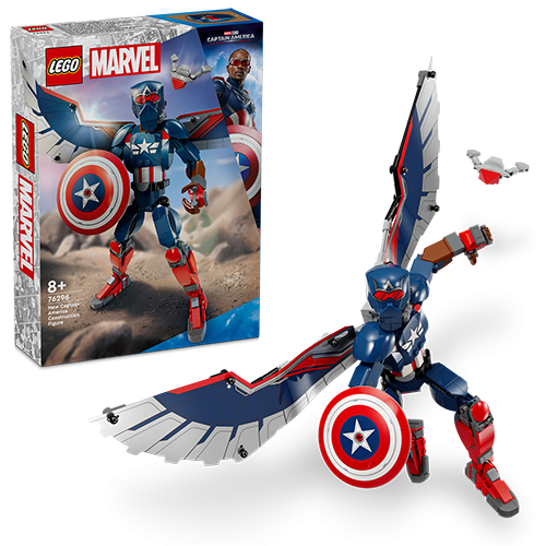Lego New Captain America Construction Figure 