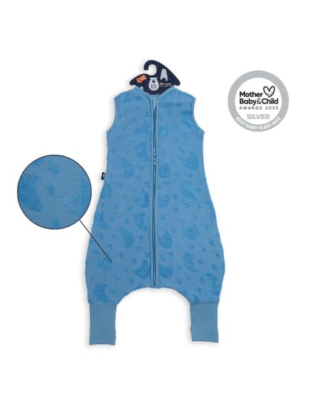 Baby Bliss Sleeping Bag with Legs 2,5 TOG 18-36 months - Take me to the moon blue 