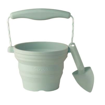 Scrunch Seeding Pot with Spade Sage