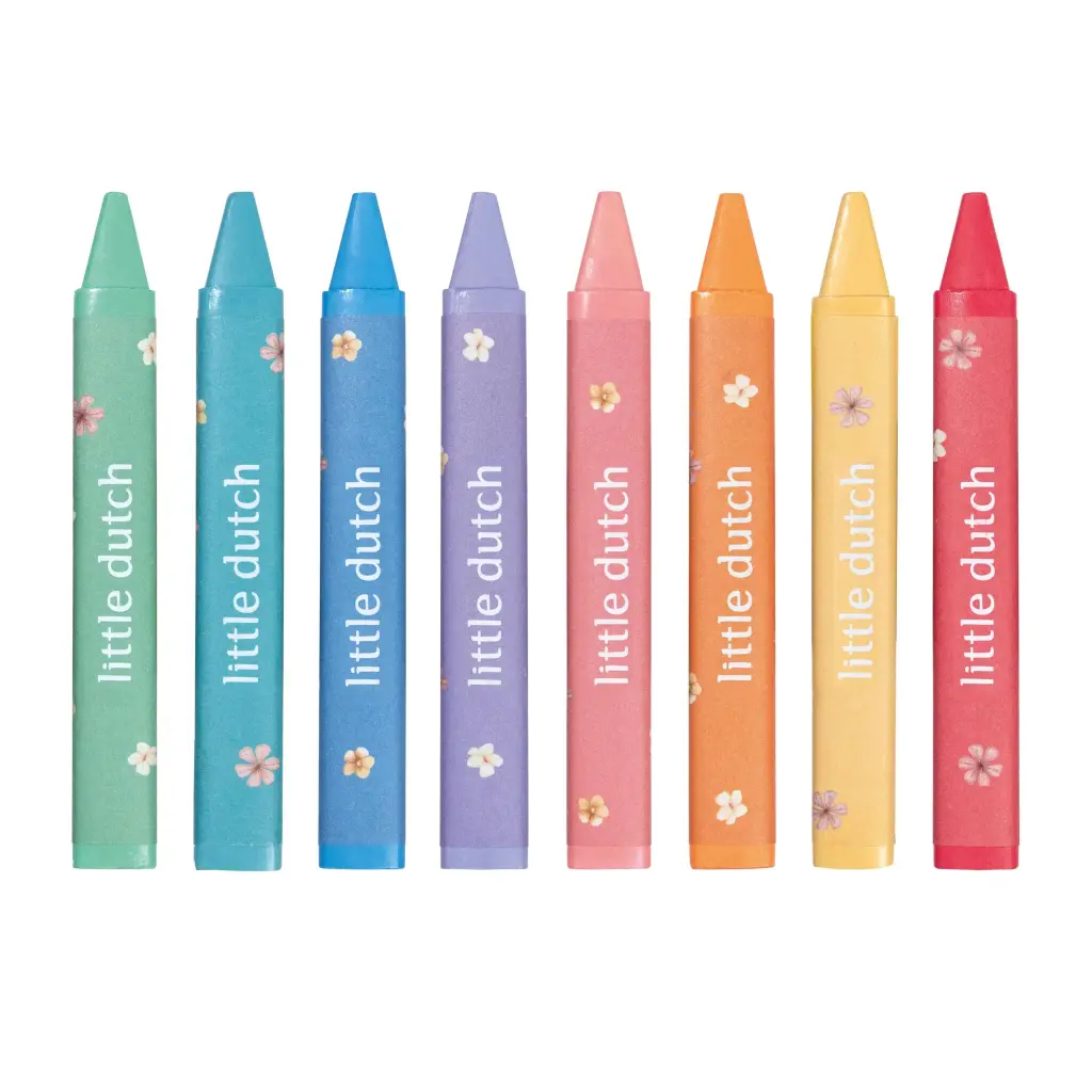 Little Dutch Wax Crayons Rosa 