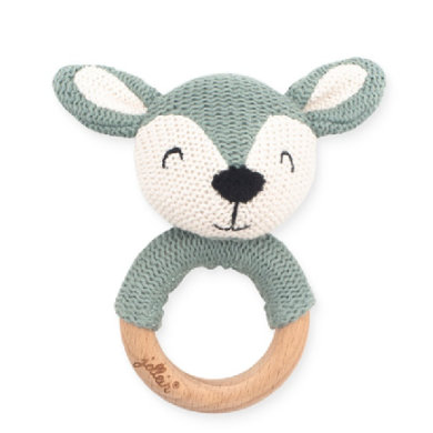 Jollein Teething Ring Deer Ash Green