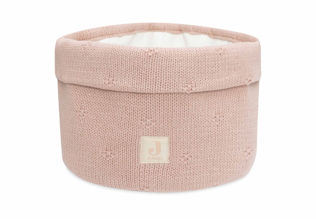 Jollein Changing Table Basket Cosy Knit Wild Rose