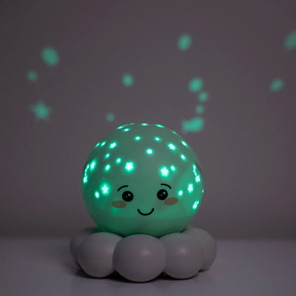 Cloud B - Night Projector Octopus Pastel Green 