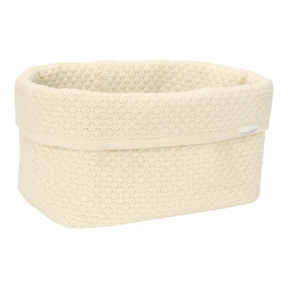 Little Dutch Storage Basket XL Soft White 