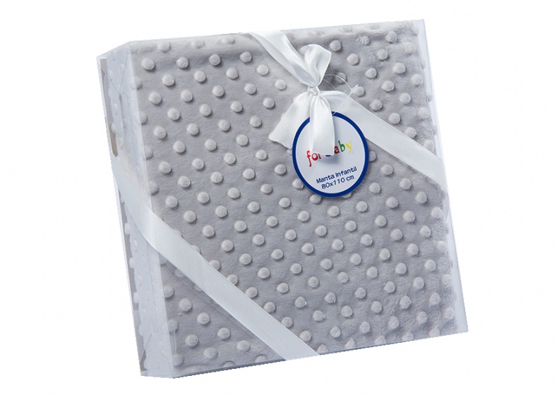 Gamberritos Baby Blanket 80 X 110 Grey 