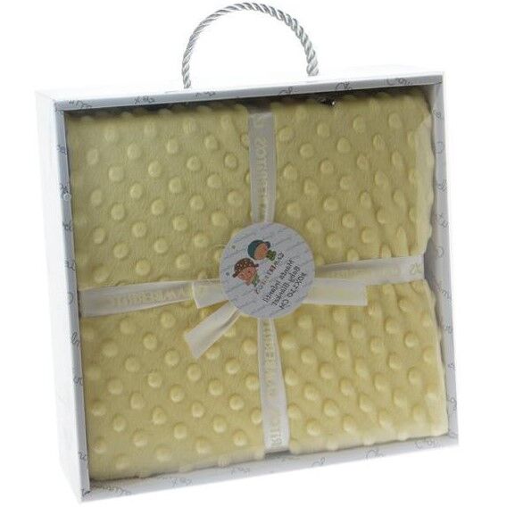 Gamberritos Baby Blanket 80 X 110 Powder Yellow