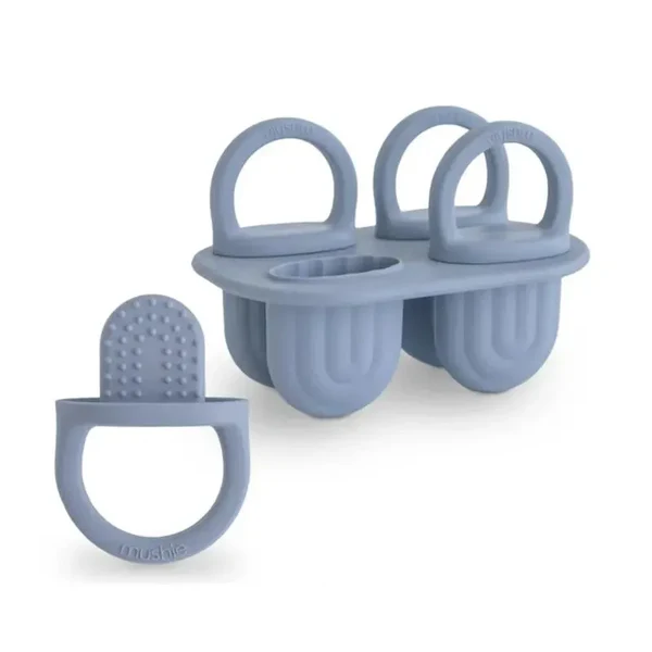 Mushie Ice Pop Tray Cambridge Blue