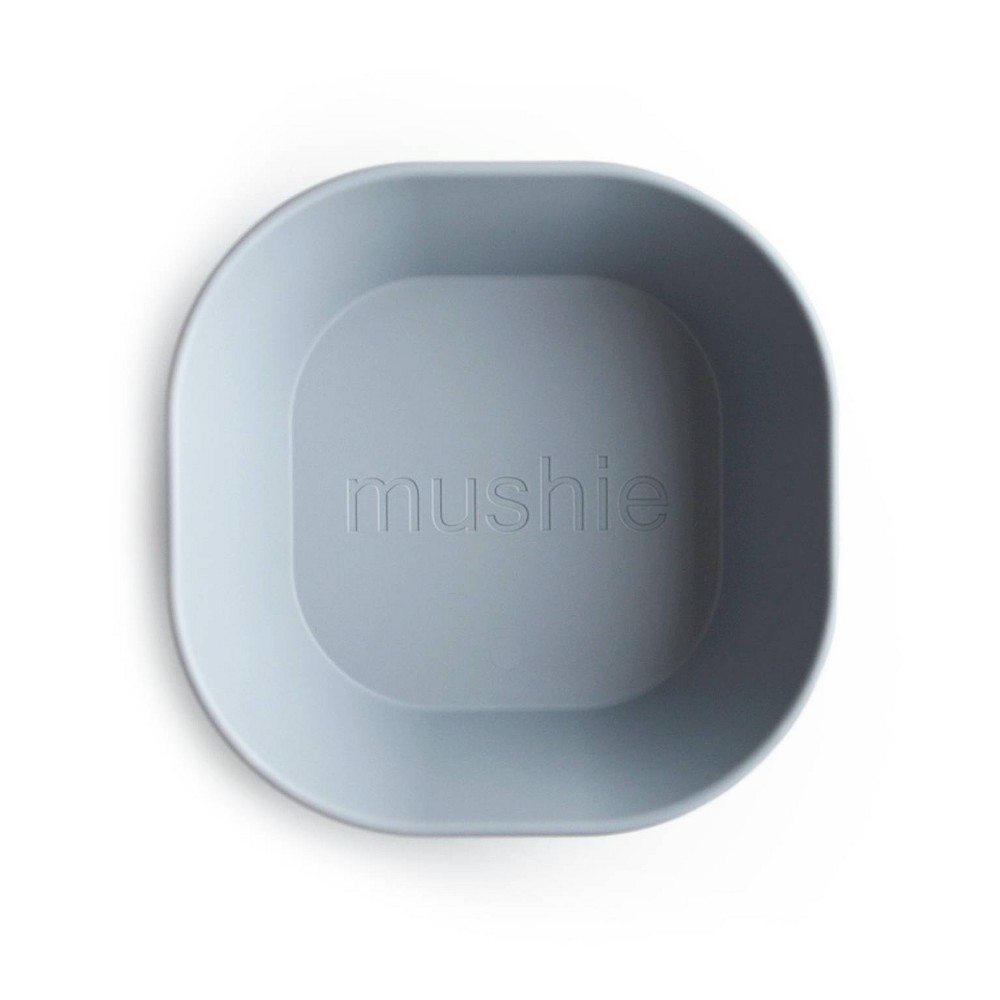 Mushie Square Dinner Bowl - Cloud - 2pcs