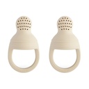 Mushie Silicone Fresh Food Feeder Shifting Sand 