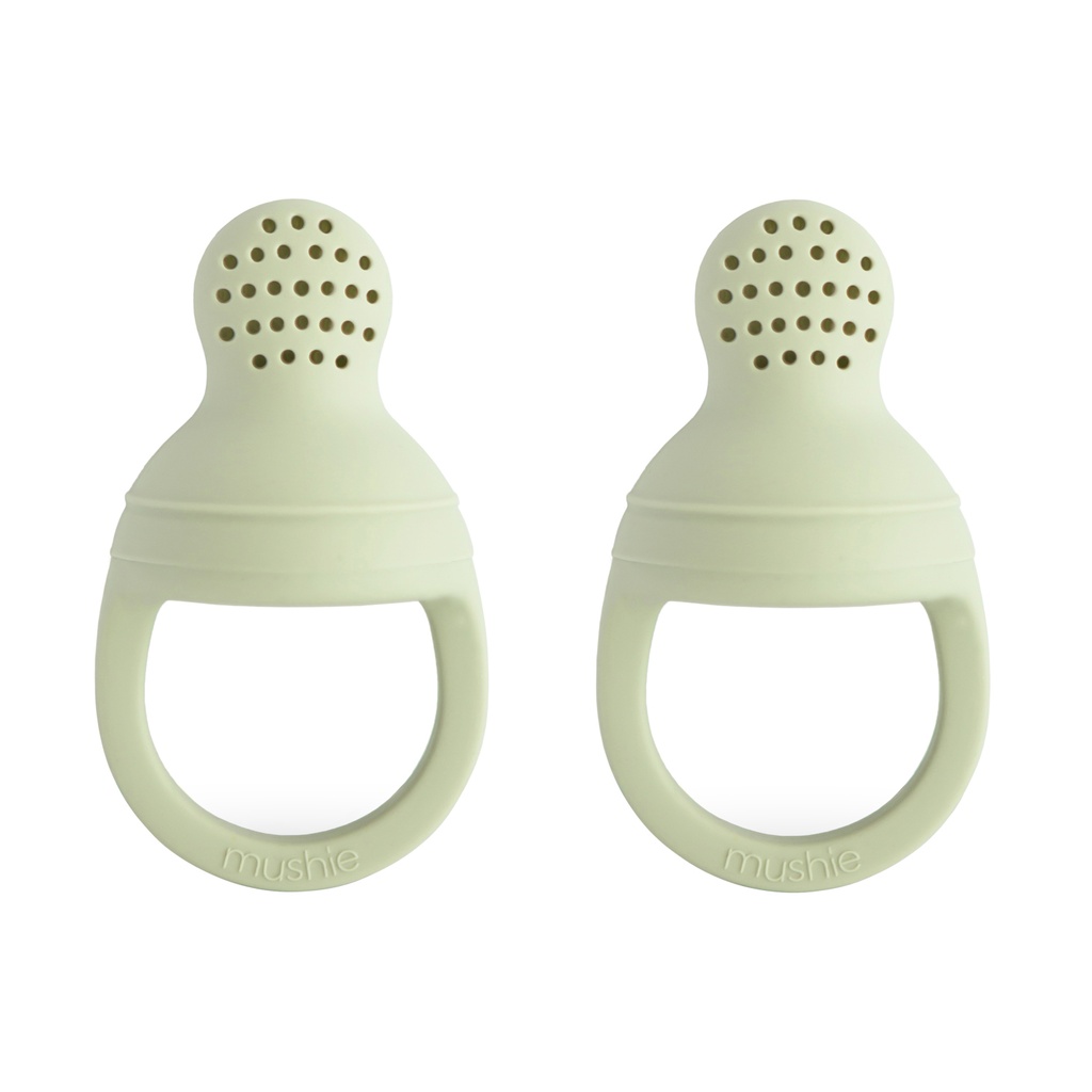 Mushie Silicone Fresh Food Feeder Sage