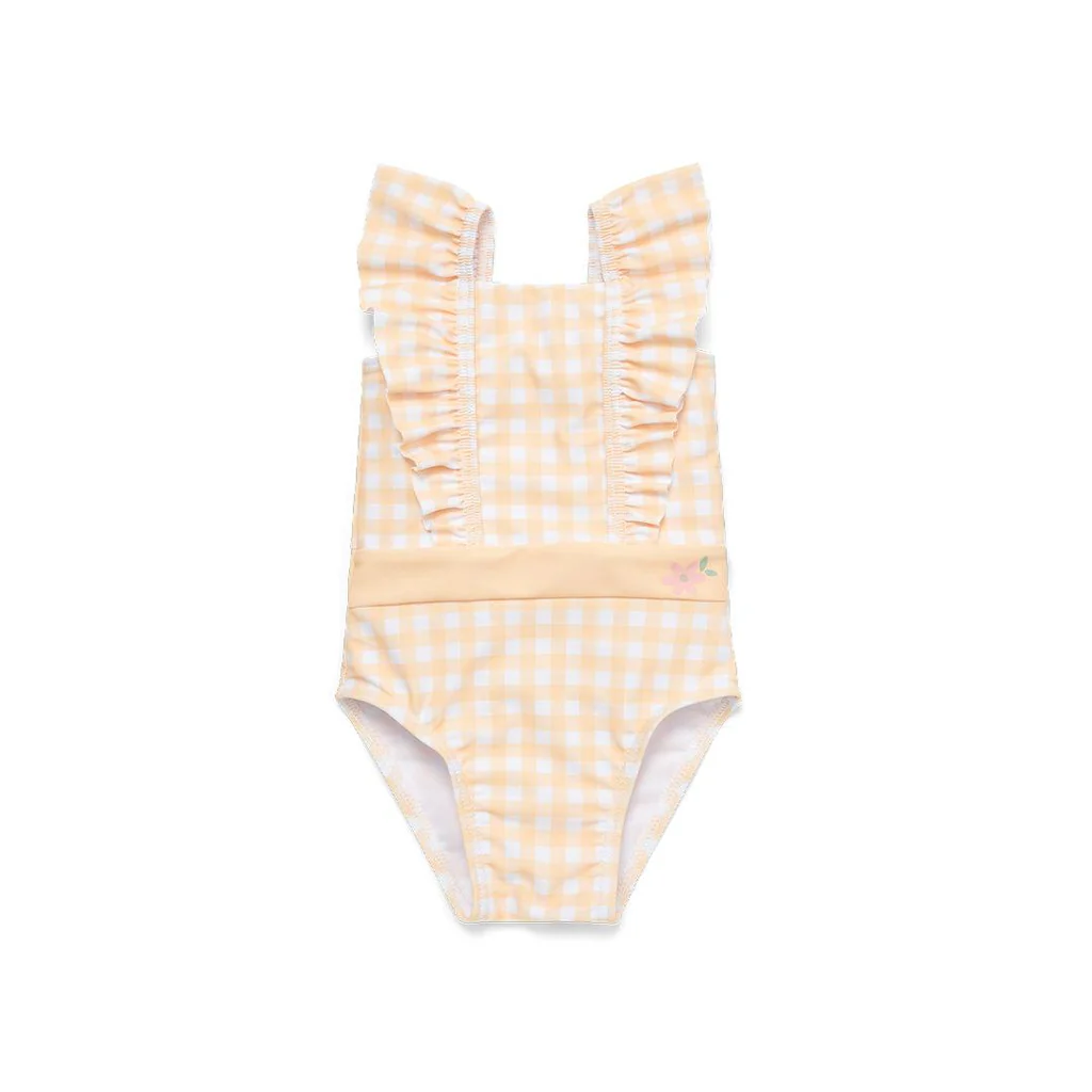 Little Dutch Swimwear Bathsuit Yellow 9-12M 74/80