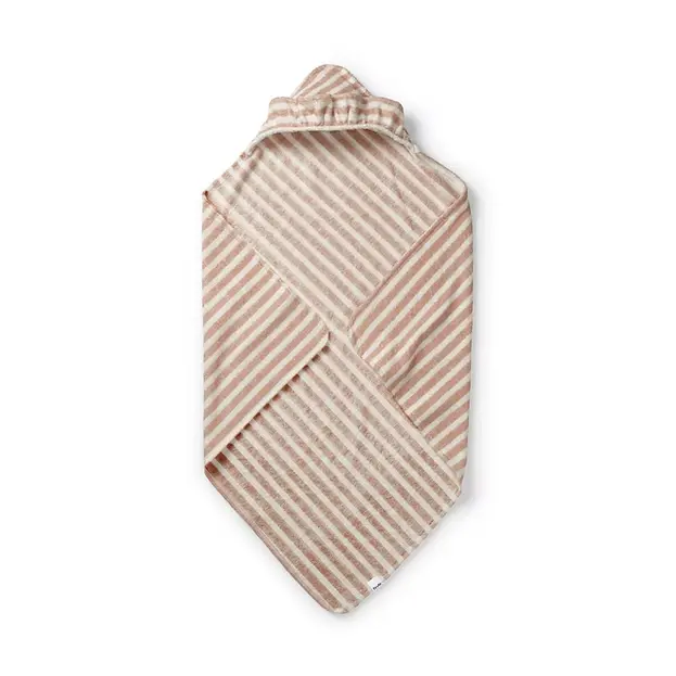 Elodie Hooded Towel - Candy Stripes