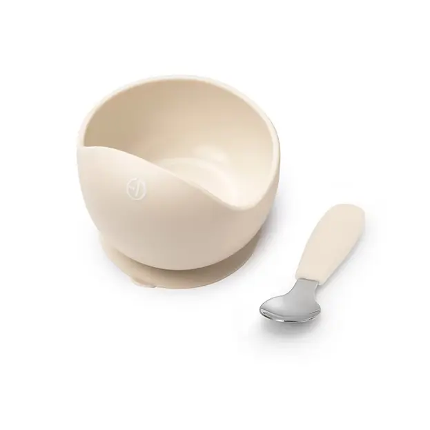 Elodie Silicone Bowl Set - Vanilla White