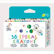 Spiral Crayons 36-Colours