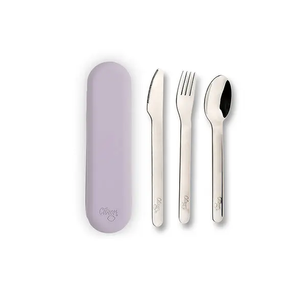 Citron - Stainless Steel Cutlery Set - Lilac 