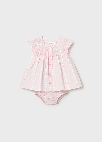  Mayoral Chiffon dress Baby Rose 