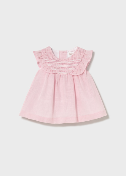  Mayoral Dress with smock Baby Rose 