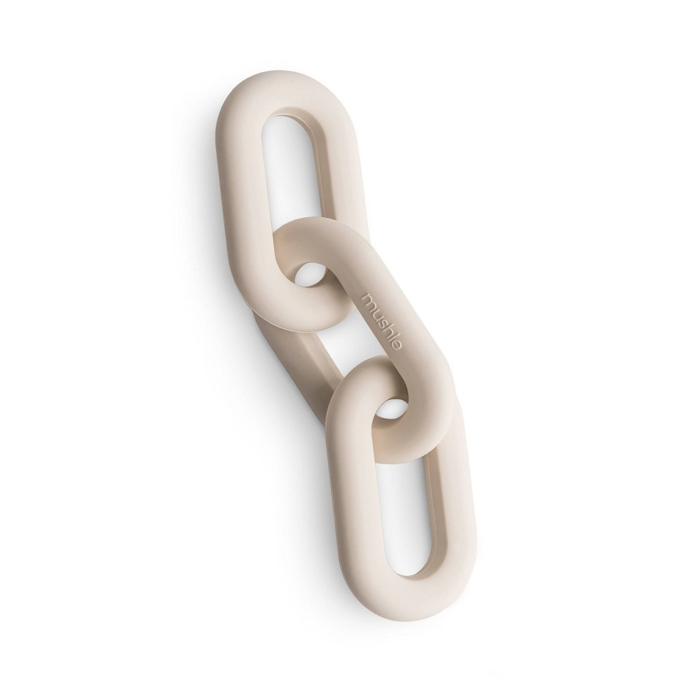 Mushie Silicone Links Teether - Dried Shifting Sand