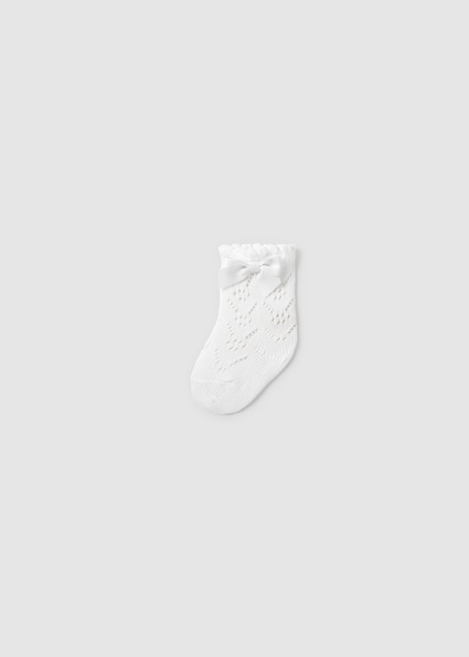 Mayoral Knit detail socks White     