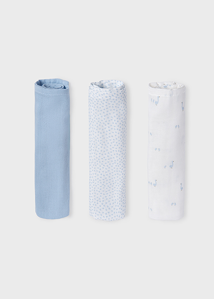  Mayoral small bamboo muslin cloths Sky       