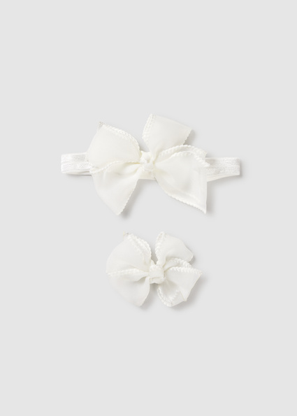  Mayoral Headband elastic Cream     