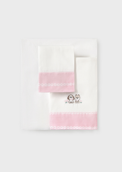  Mayoral Bed sheets Baby Rose 