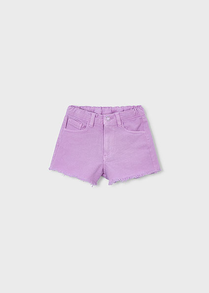 Mayoral Basic twill shorts Lilac