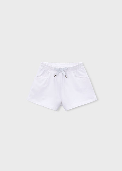 Mayoral Chenille shorts White
