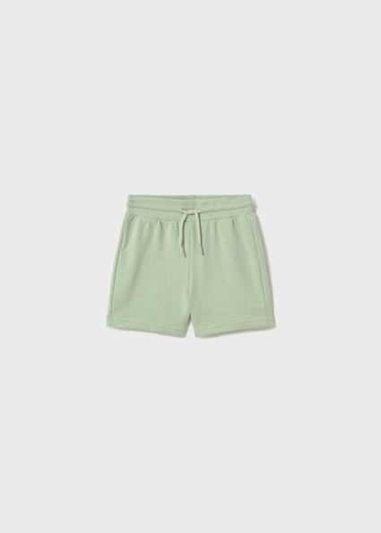Mayoral Basic fleece shorts matcha