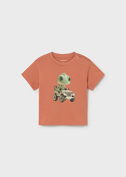 Mayoral Animal t-shirt s/s Clay