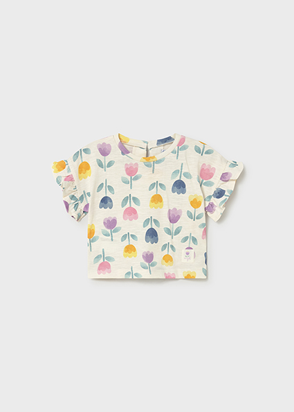Mayoral Printed s/s t-shirt Lilac