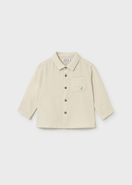 Mayoral L/s buttondown shirt Hemp