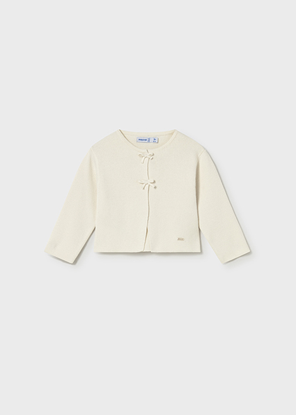 Mayoral Knit cardigan Bone