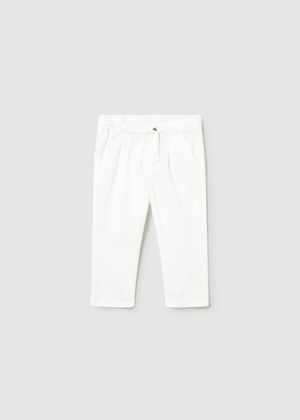 Mayoral Linen pants White