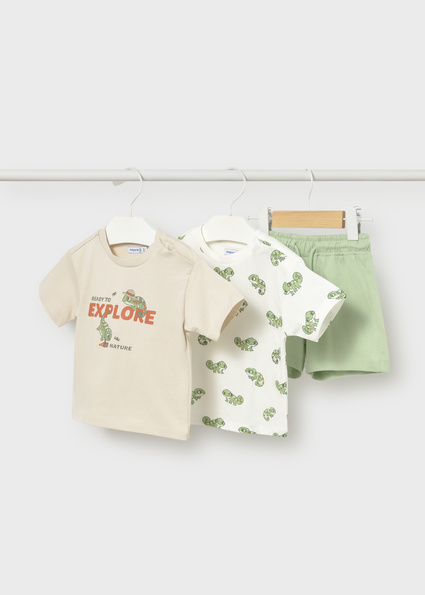 Mayoral 3 pcs knit set matcha