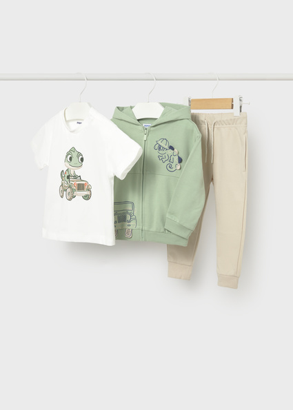 Mayoral Tracksuit with shirt matcha