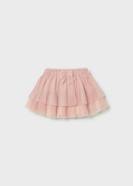 Mayoral Pleated tulle skirt Blossom