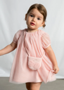 Mayoral tulle dress w/ bag Peony
