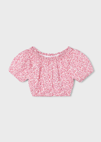 Mayoral Printed dobby top Candy