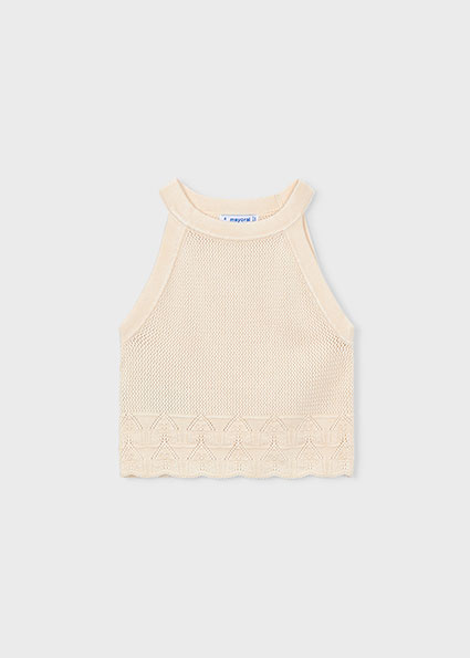 Mayoral Knit top Chickpea