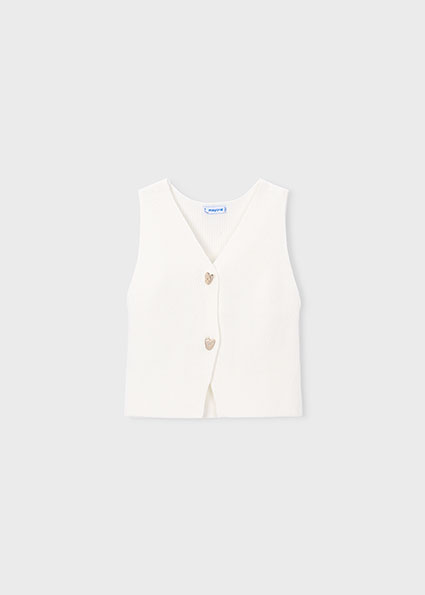 Mayoral Knitting vest Bone