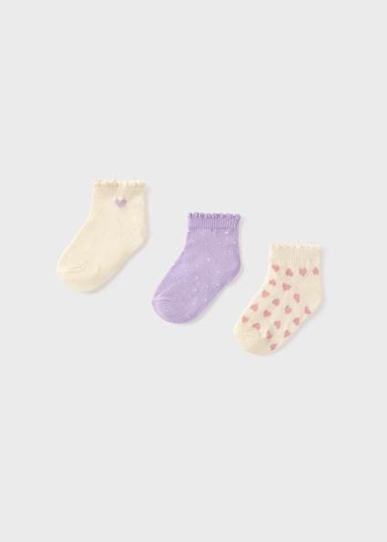Mayoral Pack 3 socks Lilac