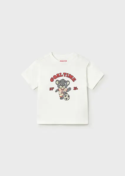 Mayoral S/s t-shirt Creamy