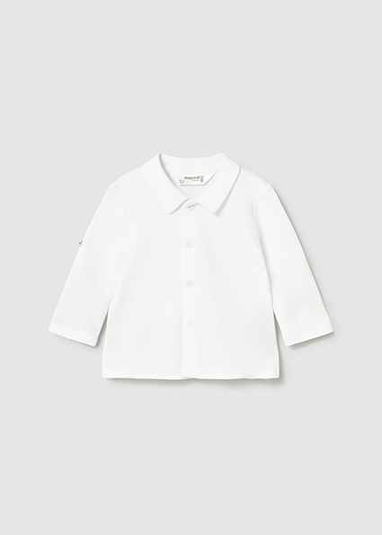  Mayoral knit shirt w/ collar White     