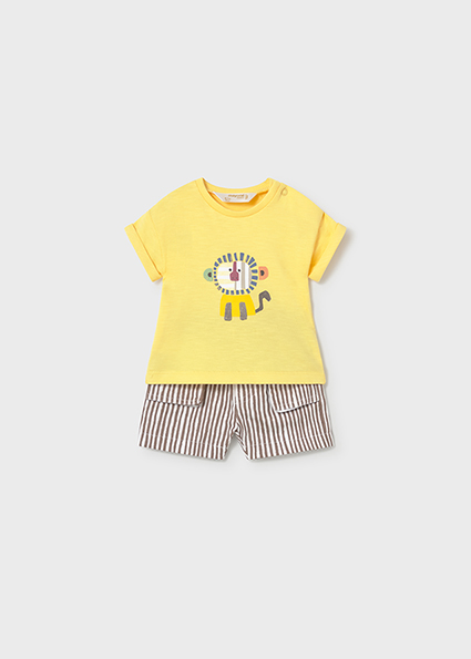  Mayoral Shorts set Mustard   