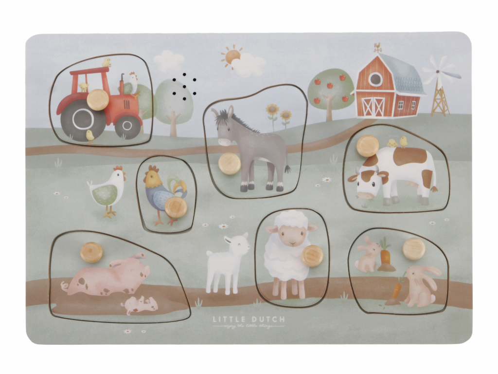 Little Dutch Sound Puzzle - Little Farm