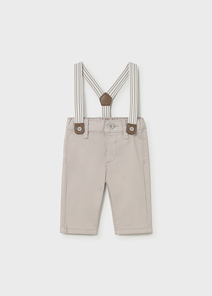  Mayoral Pants w/ suspenders Steel     