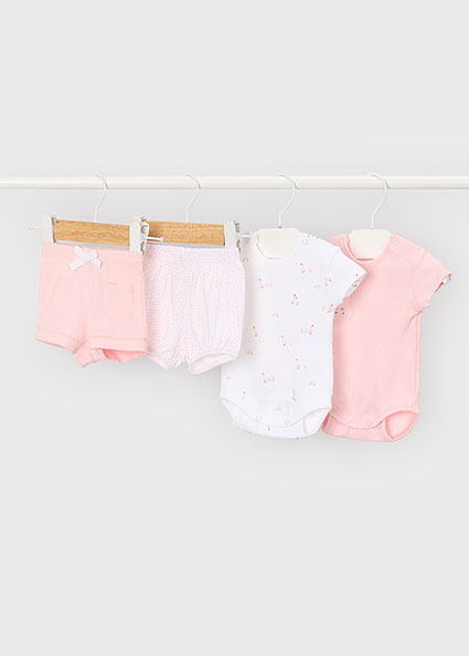  Mayoral Knit set (4 garments) Baby Rose 