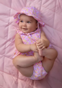  Mayoral onesie with hat Rose      