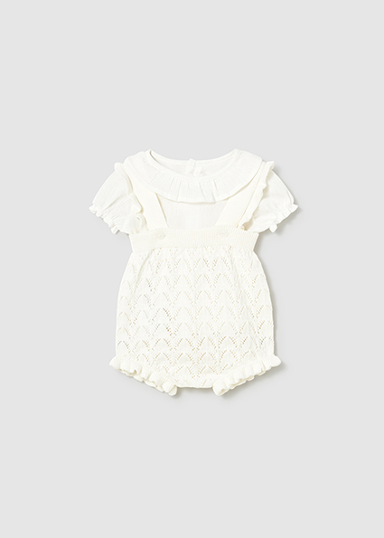  Mayoral Knit dungarees set Pottery   